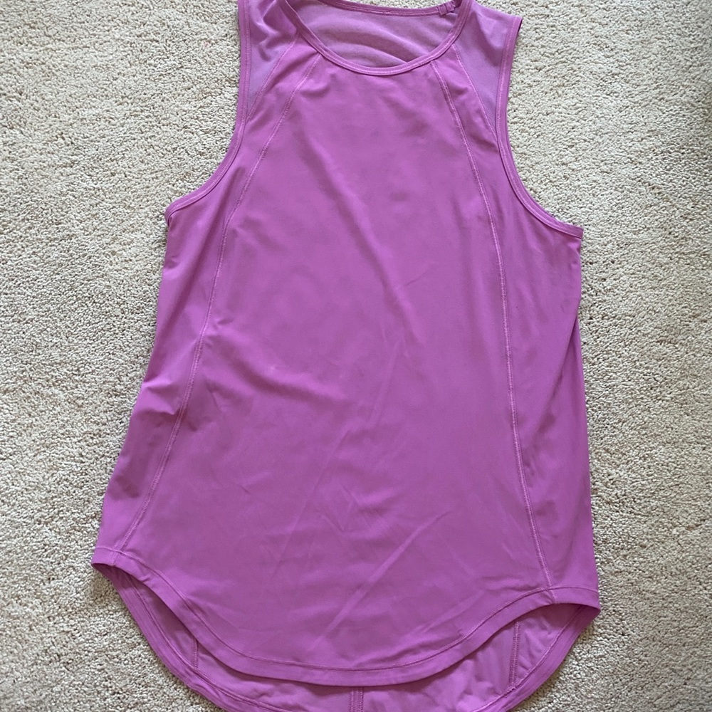 Pink lululemon tank top